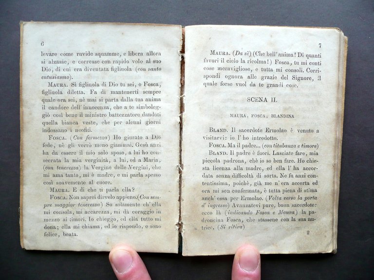 Fosca e Maura Martiri di Ravenna Dramma Sacro Mesini Angeletti …