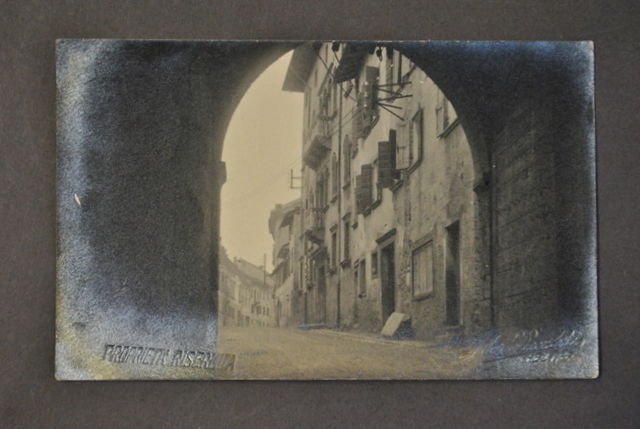 Foto Cartolina Veneto Belluno Feltre Centro Storico Recalchi Fotografia 1929 | Immagine principale