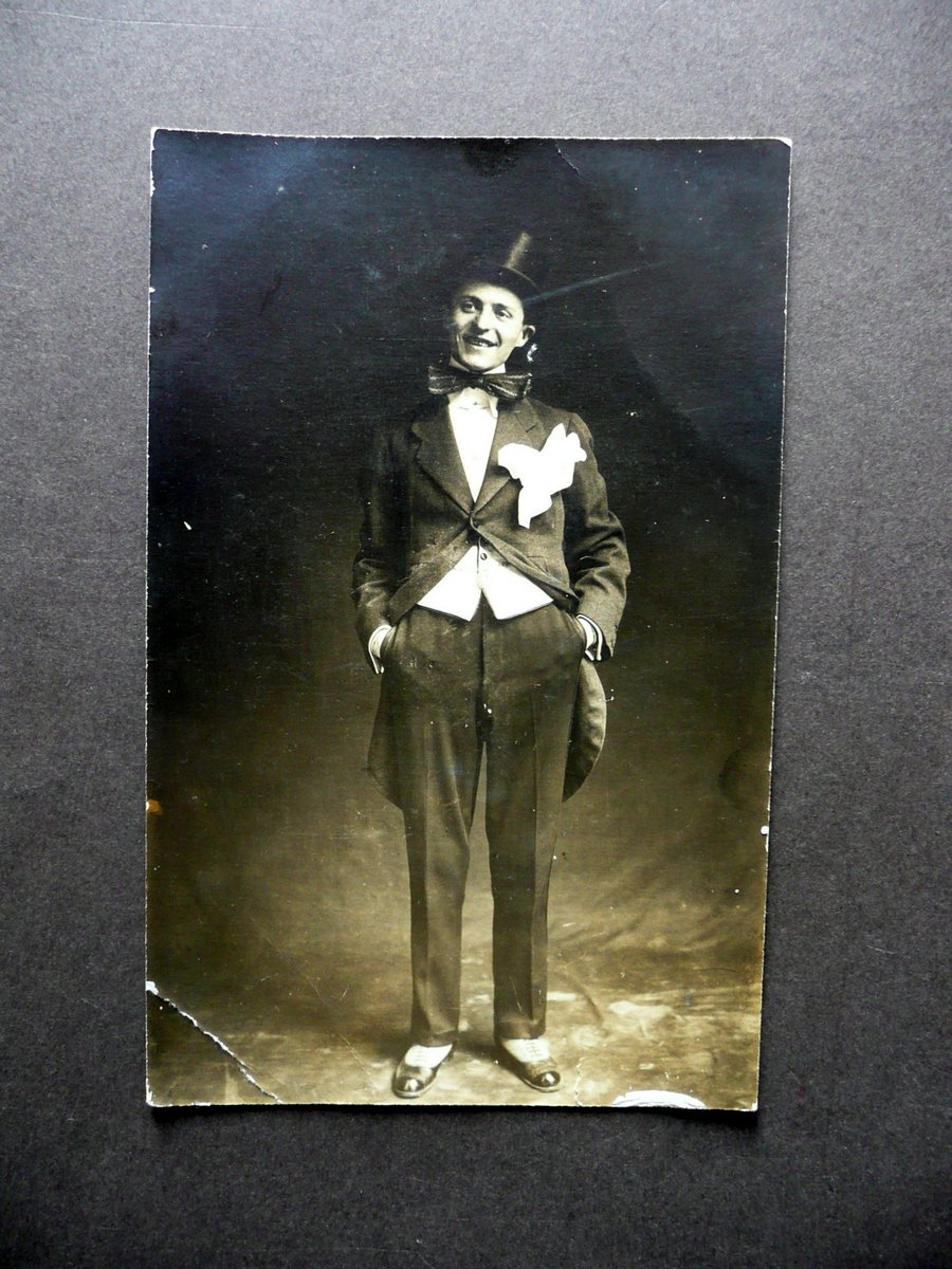 Fotocartolina Attore Clown Spettacolo Anni '20 Viaggiata | Immagine principale