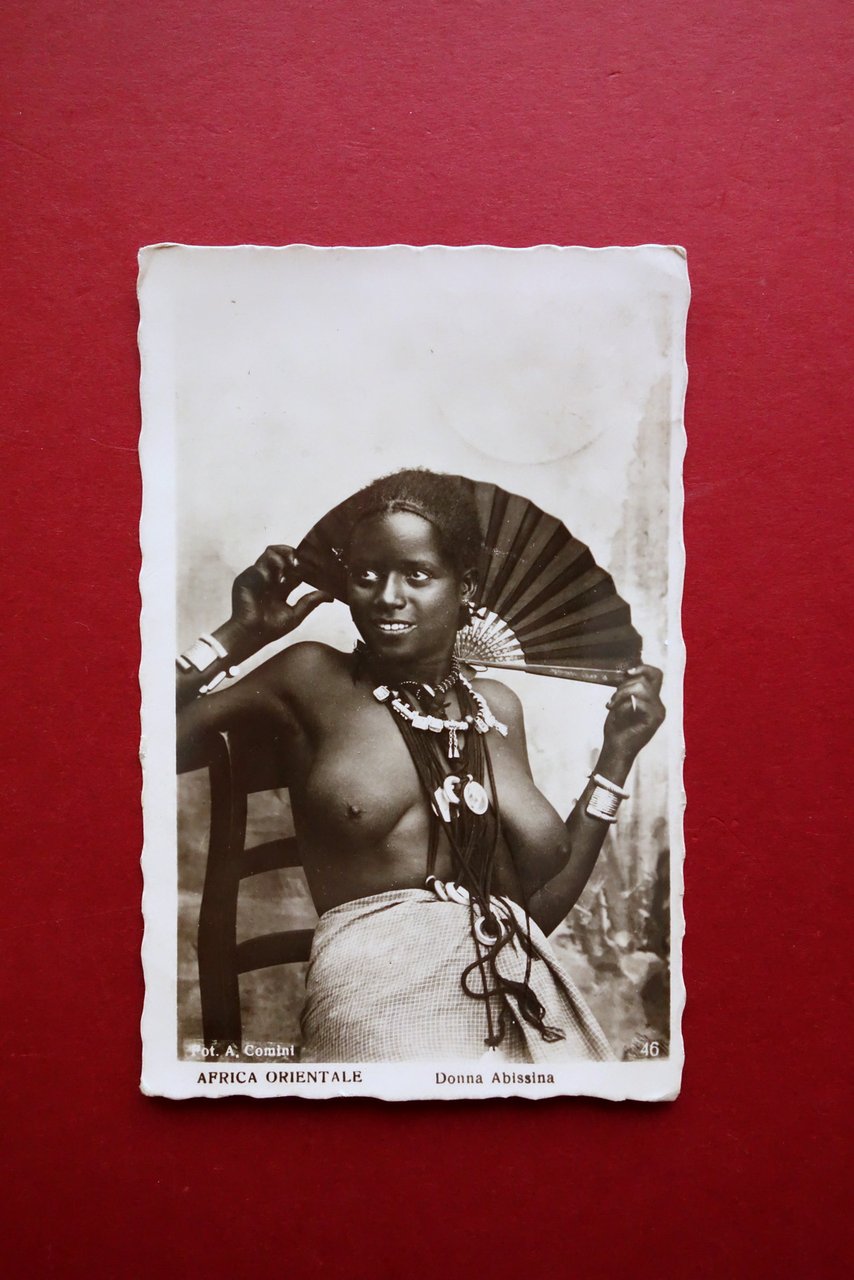 Fotocartolina Originale Donna Abissina Nudo AOI Foto Comini TarÚ Asmara … | Immagine principale