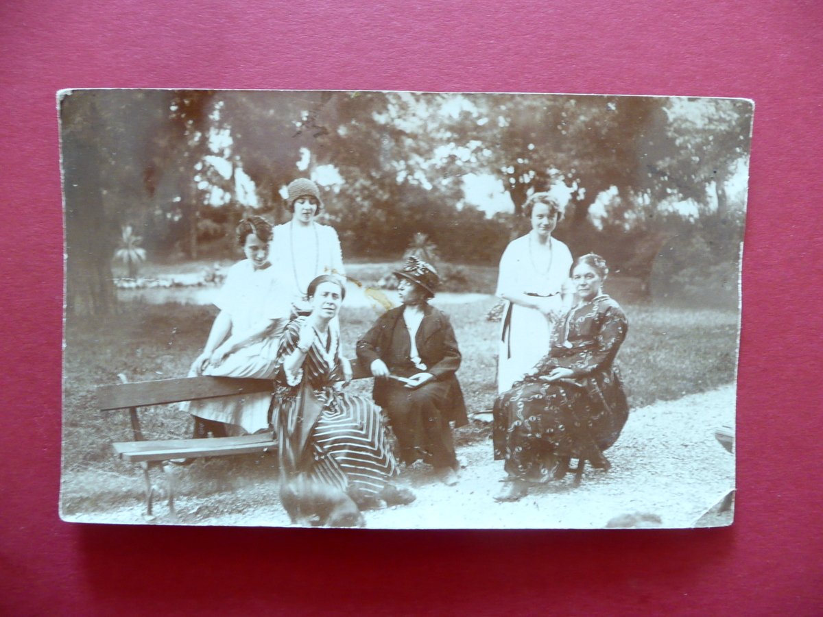 Fotocartolina Originale Villa Berti Sant'Agnese Primo '900 Animata