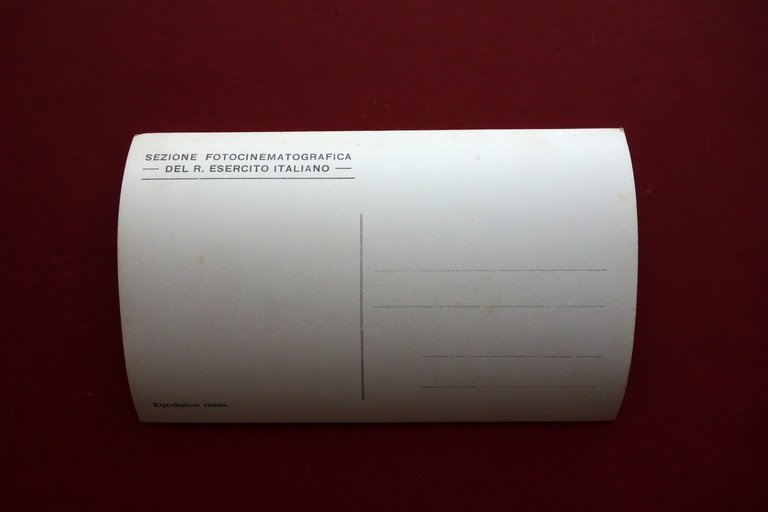 Fotocartolina Originale WW1 Rudere Meglio Vivere un Giorno da Leone …