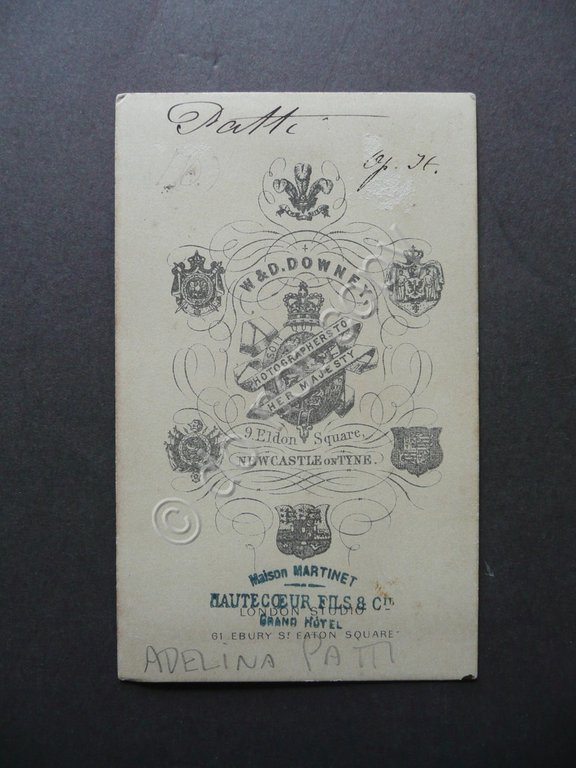 Fotografia Adelina Patti Lirica Opera Foto Downey Newcastle Musica Fine …