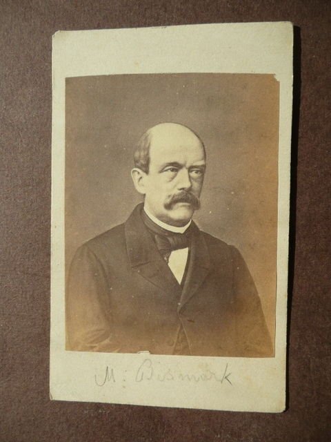 Fotografia Antica Originale Carte de Visite Ritratto M. Bismark 1880 … | Immagine principale