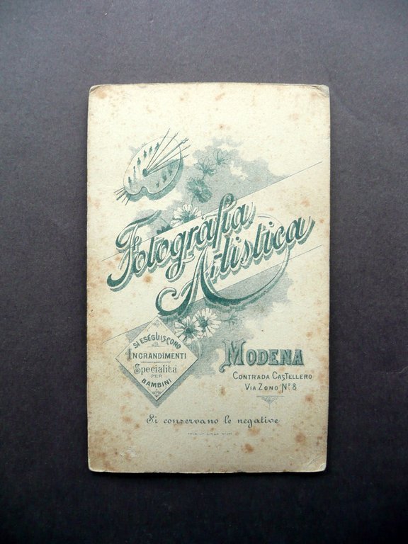 Fotografia Artistica Contrada Castellero Modena Primo Novecento Bambina Costume | Immagine Gallery 2