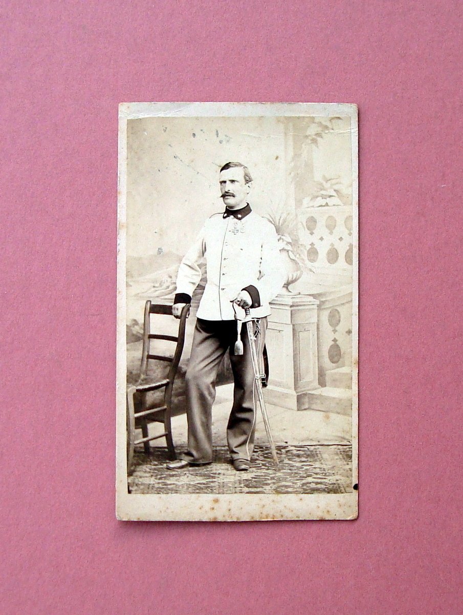 Fotografia Militare Bianco e Nero Carte da VIsita