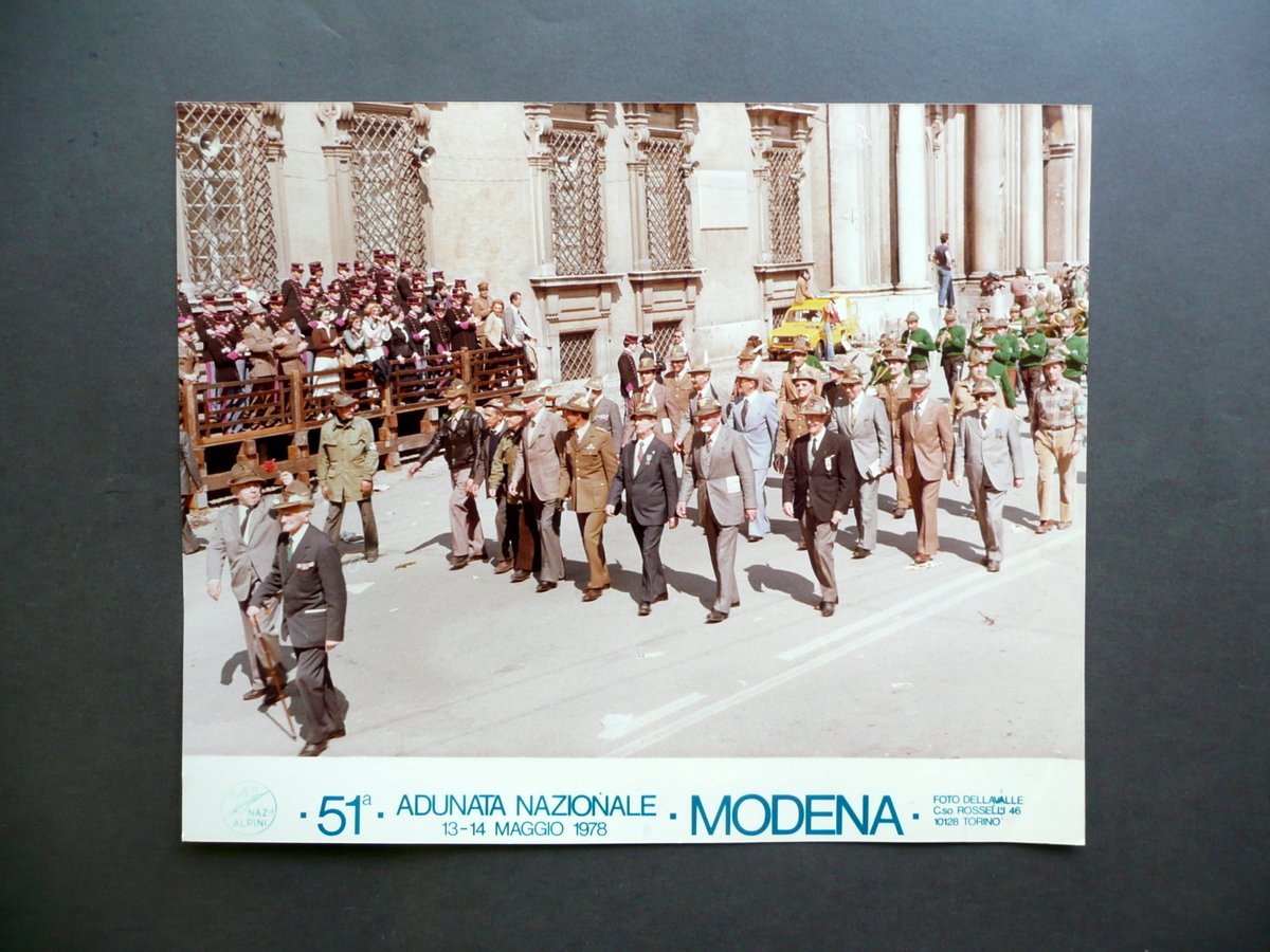 Fotografia Originale 51∞ Adunata Nazionale Alpini Modena 13-14 Maggio 1978 | Immagine principale