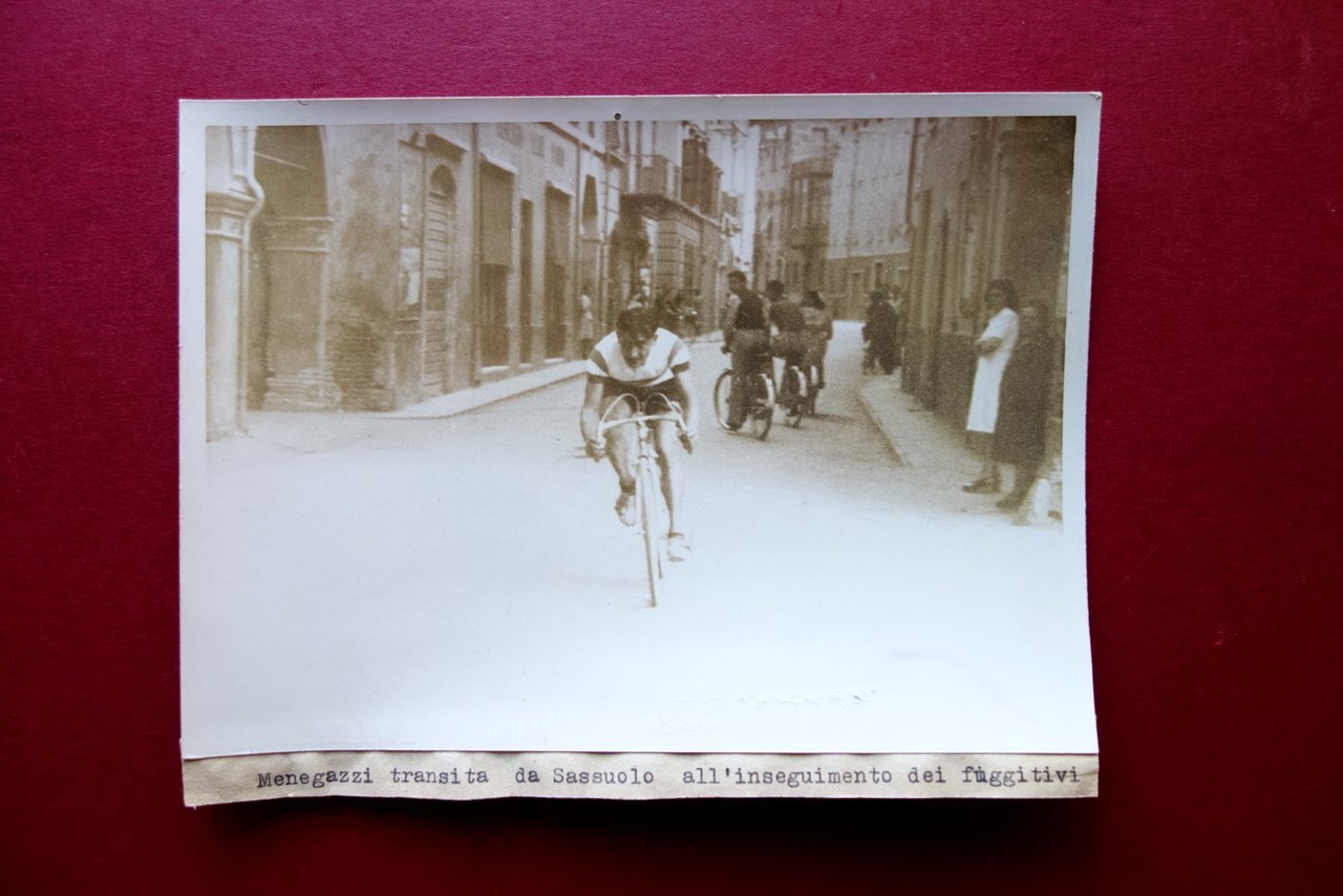 Fotografia Originale Ciclismo Menegazzi Sassuolo Modena Gruppo D. Sinigaglia