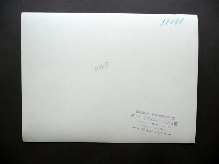 Fotografia Originale Costiera Amalfitana Amalfi Foto Troncone Napoli Anni '20