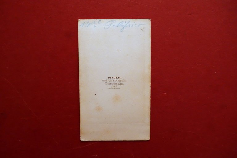 Fotografia Originale Disderi Parigi Marechal Aimable Pellissier Metà '800