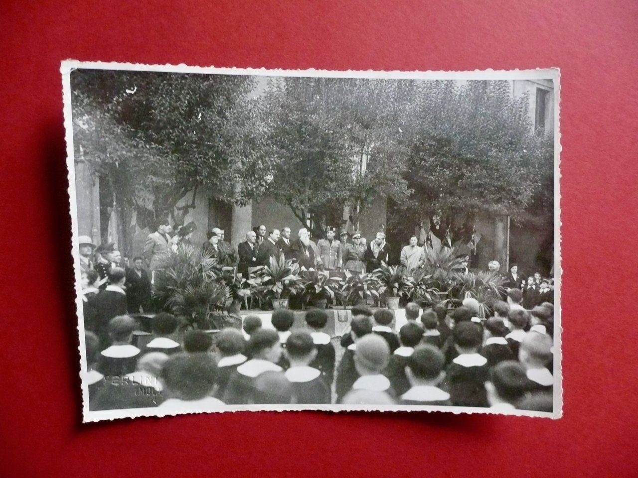 Fotografia Originale Funzione Religiosa Bambini Foto Ferlini Imola 1935