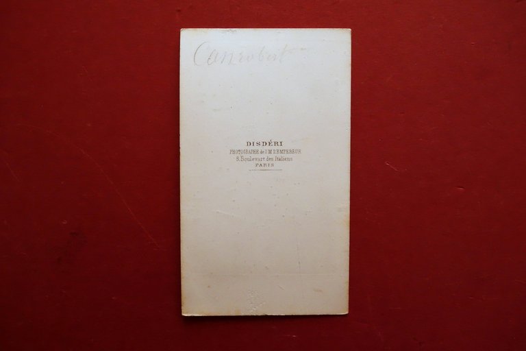 Fotografia Originale Generale Certain de Canrobert Foto Disderi Parigi Metà …