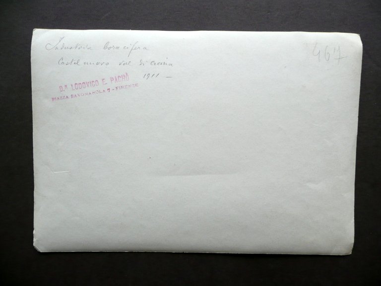 Fotografia Originale Industria Boracifera Castelnuovo Val di Cecina 1911 | Immagine Gallery 2