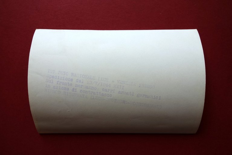 Fotografia Originale LUCE Fronte Normandia 13/7/1944 Carri Armati Tedeschi WW2 | Immagine Gallery 2