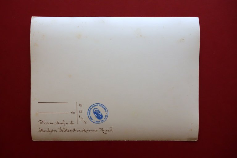 Fotografia Originale Manifestazione Massaie Rurali Mombaruzzo Monferrato 1935