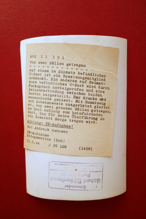 Fotografia Originale Marinaio Tedesco U-Boot Smmergibile Marina 1944 WW2 Guerra | Immagine Gallery 2