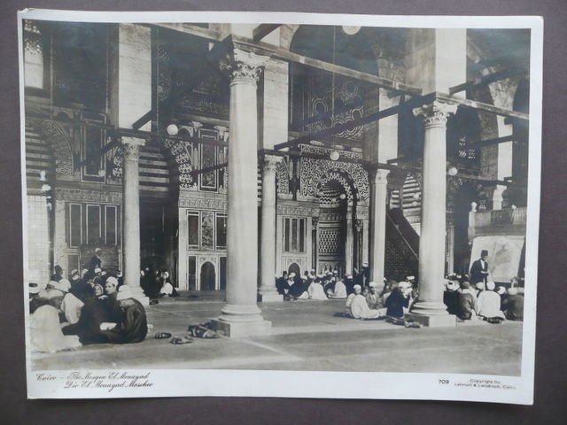 Fotografia Originale Moschea Mouayad Cairo Egitto Lehnert Landrock Animata