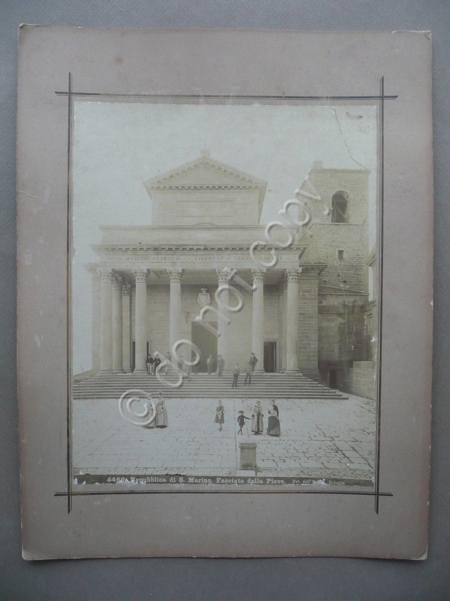 Fotografia Originale San Marino Facciata Pieve Foto Emilia Bologna Fine … | Immagine principale