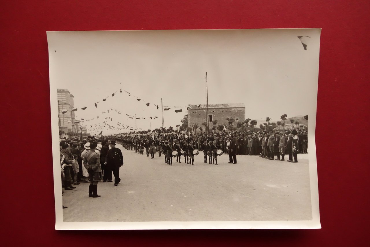 Fotografia Originale Sfilata Opera Nazionale Balilla ONB Caltanissetta Anni '30 | Immagine principale