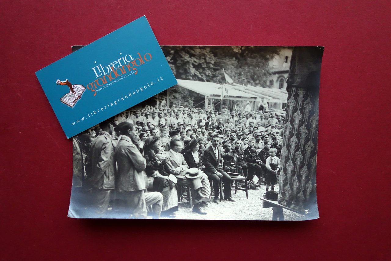 Fotografia Originale Spettacolo per Soldati Truppe WW1 Grande Guerra Animata