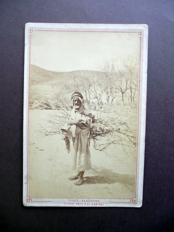 Fotografia Originale Types Algeriens El Kantara Ed. Hautecoeur Paris Primo … | Immagine Gallery 1