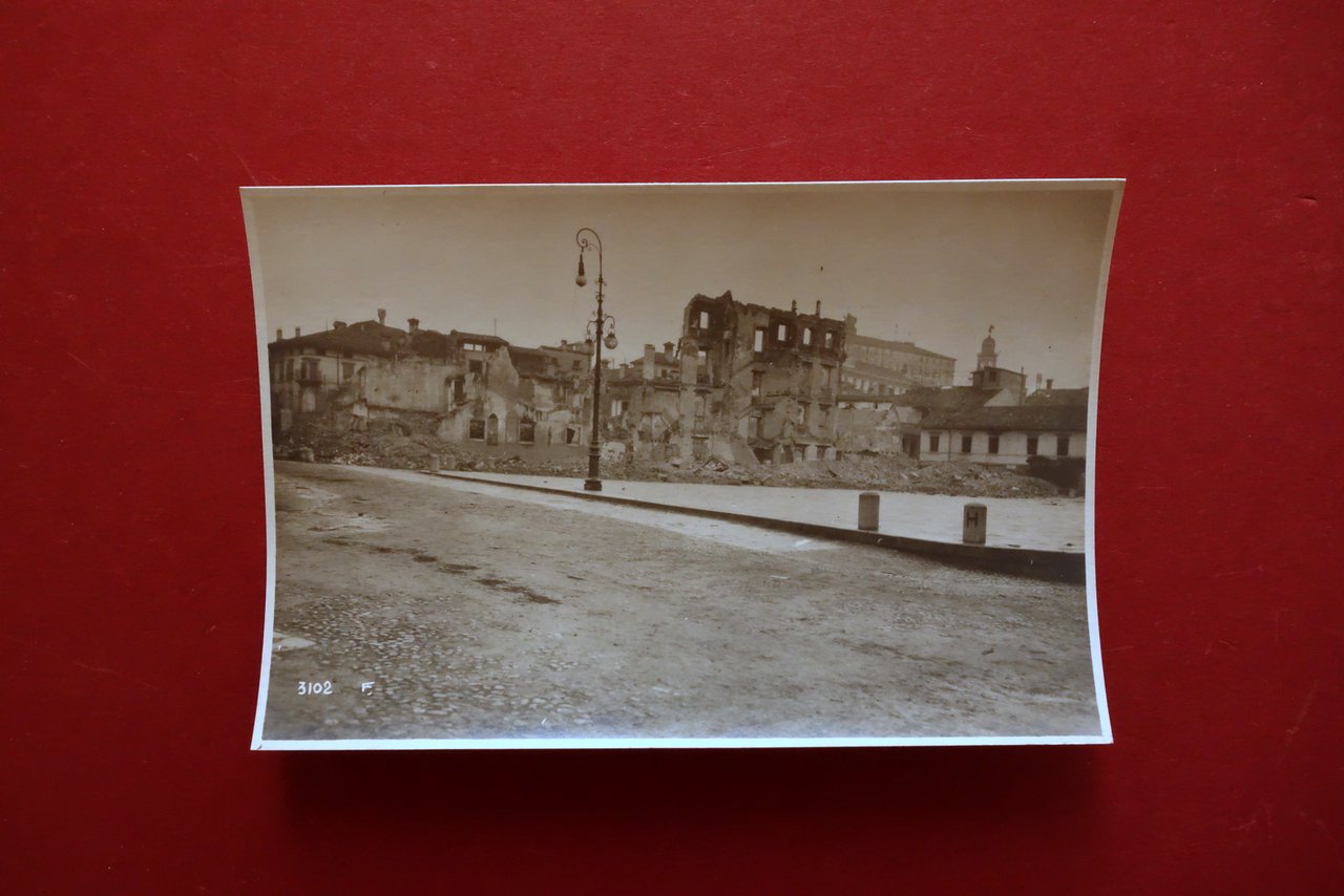 Fotografia Originale WW1 1∞ Guerra Mondiale Udine Distrutta Bombardamenti | Immagine principale