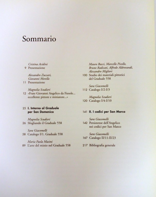 FRA GIOVANNI ANGELICO PITTORE MINIATORE SILVANA EDITORIALE FIRENZE 2007