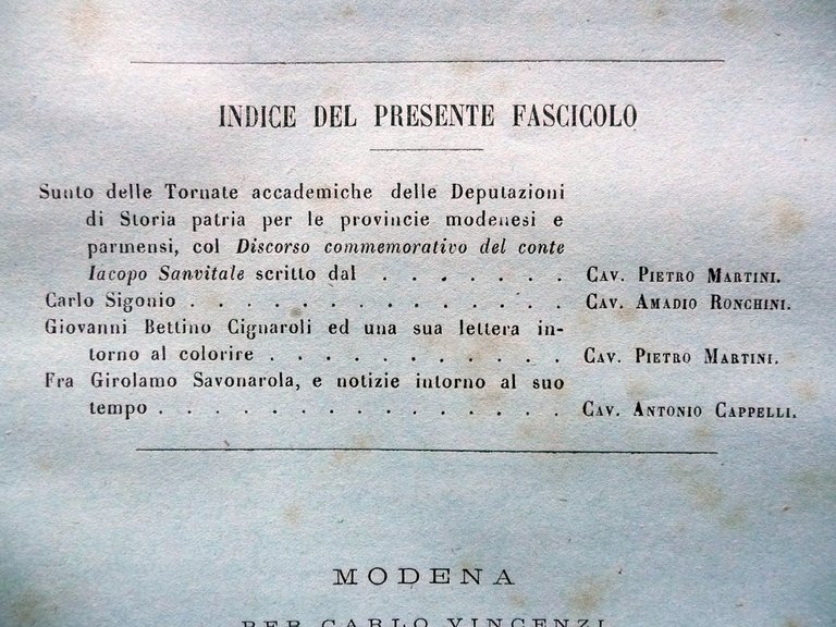 Fra Girolamo Savonarola Notizie al suo Tempo Atti Dep. Storia …