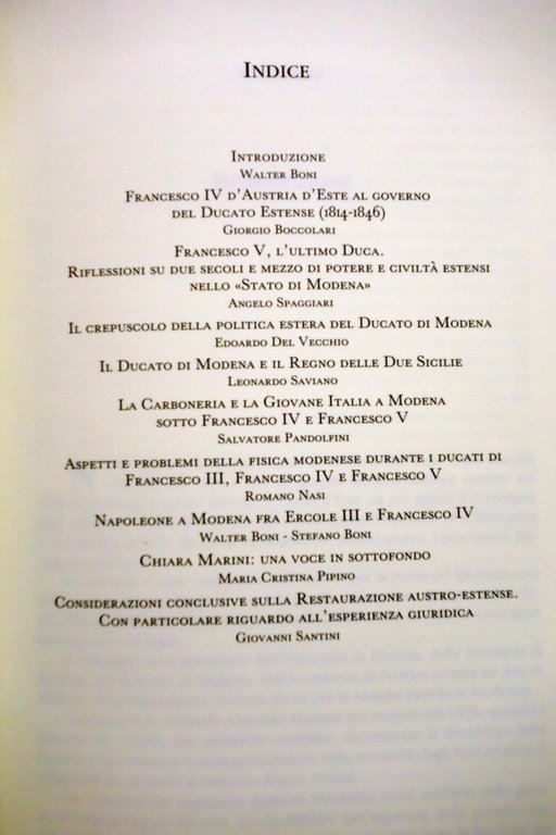 FRANCESCO IV E FRANCESCO V DUCHI DI MODENA ATTI DEL …