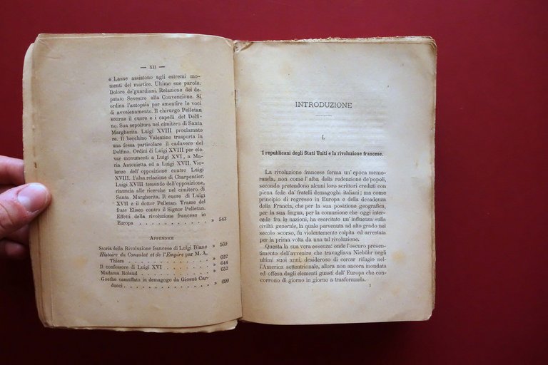 Francesco Montefredini La Rivoluzione Francese Reazione Socialista Loescher 1889