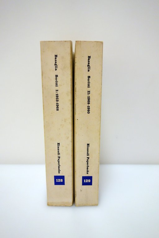 Franco Basaglia Scritti 1953-1980 EInaudi Paperbacks 1981-82 2 Volumi Completo