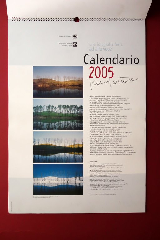 Franco Fontana Calendario 2005 Paesaggi Italiani Modena Fotografia