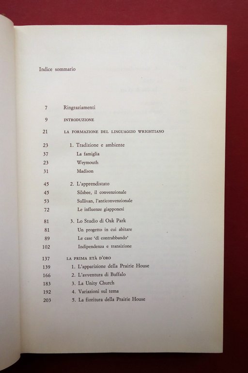 Frank Lloyd Wright La Prima Età d'Oro G. C. Manson …