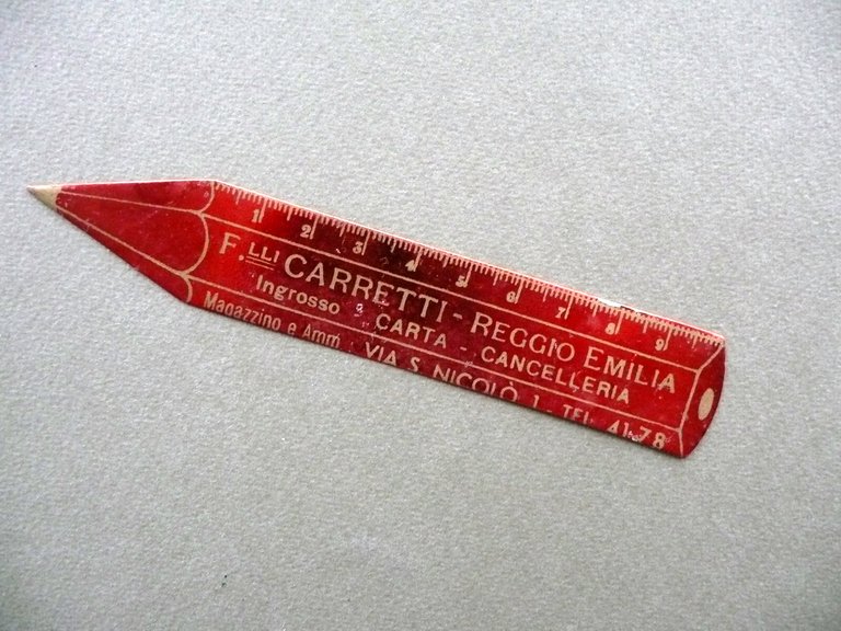 Fratelli Carretti Reggio Emilia Segnalibro Pubblicit‡ Cancelleria '900