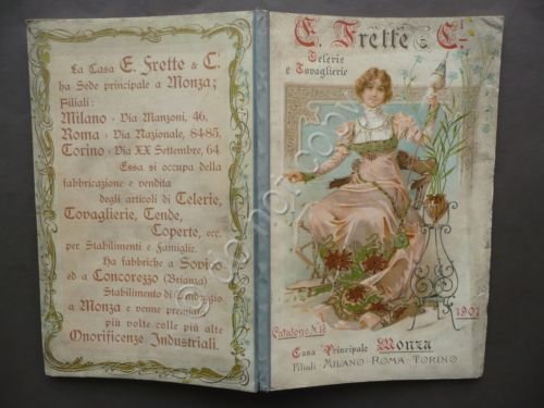 Frette Telerie Tovaglierie Catalogo Industriale N.18 Monza 1901 Illustrato