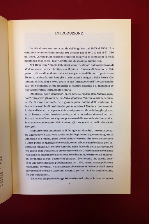 Frignano 1865-1909 Testimonianza del Parroco di Montorso A. Gibertoni Radio …