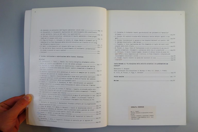 Friuli Convegno ANIM Attività estrattiva Pianificazione risorse Ambiente 1988