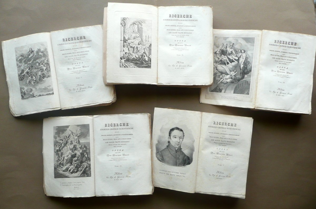 G. Amati Ricerche Storico Scientifiche Lettere Arti Scienze Pirotta 1828-30