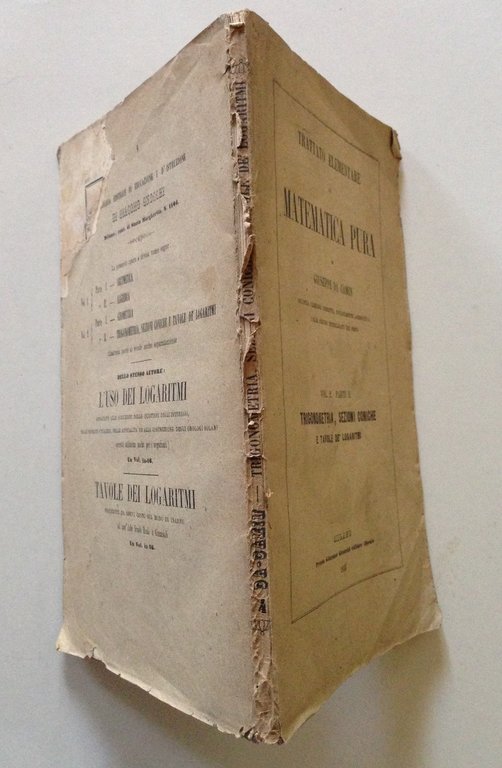 G. Da Camin Trattato Elementare di Matematica Pura Volume 2 … | Immagine Gallery 2