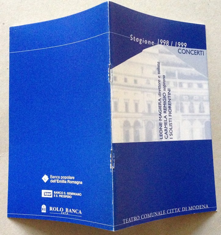 G. Gherpelli Leone Magiera 50 Anni per la Musica Teatro …