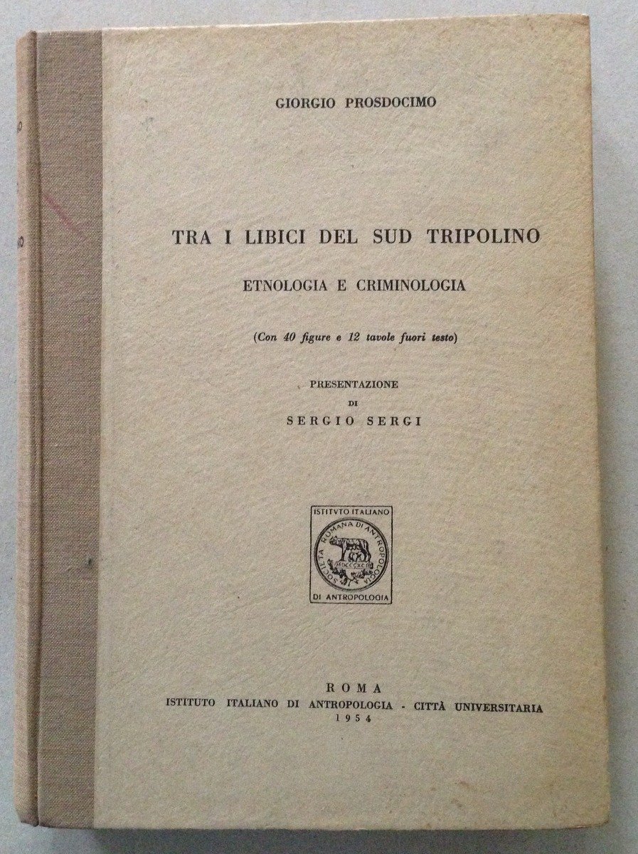 G. Prosdocimo Tra i Libici Del Sud Tripolino Etnologia e …