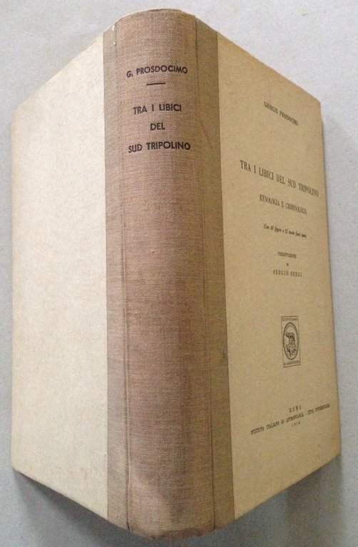 G. Prosdocimo Tra i Libici Del Sud Tripolino Etnologia e …