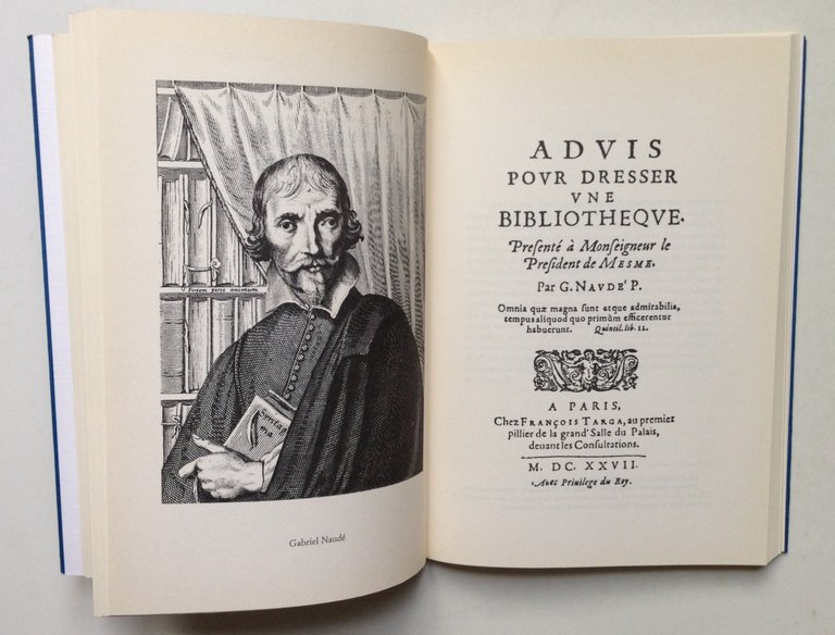 Gabriel NaudÈ Avvertenze per la Costituzione di Una Biblioteca CLUEB … | Immagine Gallery 2