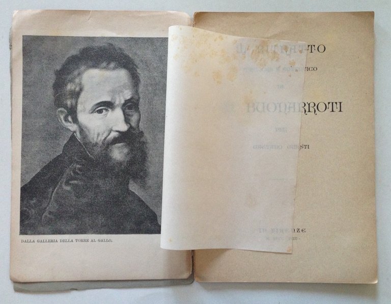 Gaetano Guasti Il Ritratto Migliore e Autentico di M Buonarroti …