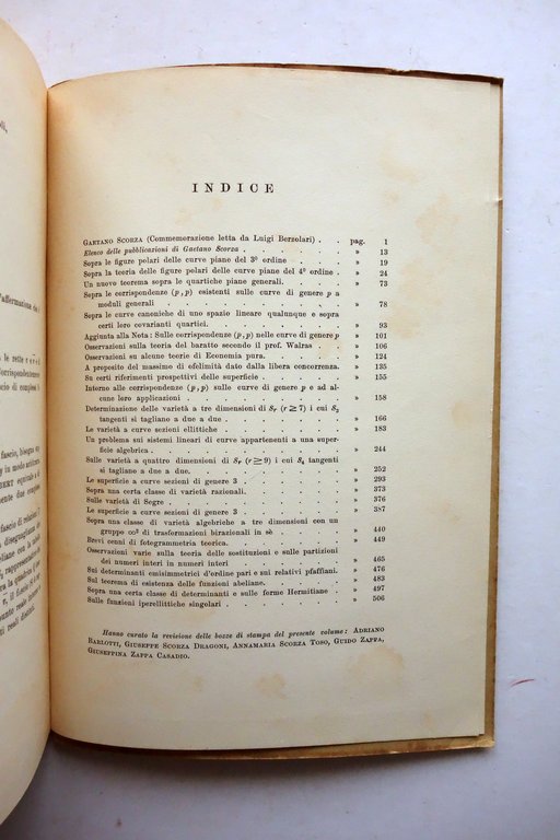 Gaetano Scorza Opere Scelte Volume 1 1899-1915 Ed. Cremonese Roma …