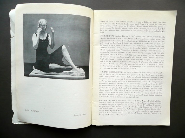 Galleria 20 Firme Mostra Collettiva Genova 1937 Arte Prampolini Fontana … | Immagine Gallery 2