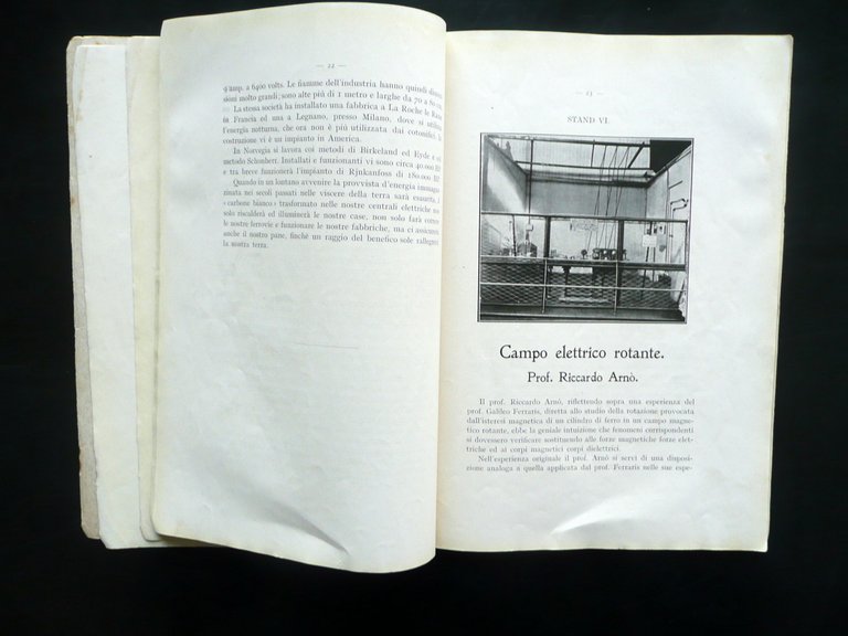 Galleria delle Esperienze Elettriche Torino 1911 Autografo ArnÚ Marconi Ferraris | Immagine Gallery 7