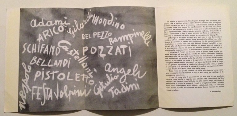 Galleria Ferrari Verona Cronaca Italiana Oggi Avanguardia Prima Mostra Italiana