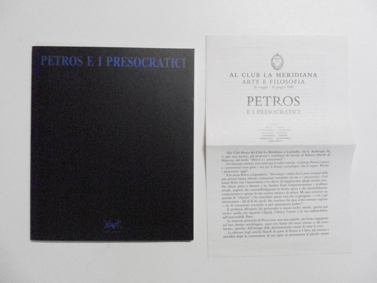 Gatta Piera Petros E I Presocratici Edi. Artes 1989 Club … | Immagine Gallery 3