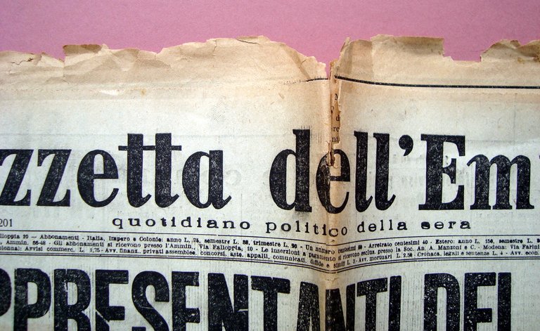 Gazzetta dell'Emilia 20/6/1940 I Rappresentanti del Reich ricevono i francesi